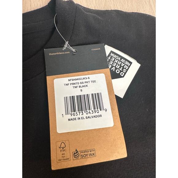 Supreme x The North Face Printed Pocket Tee - Size S - NEW - Picture 7 of 11